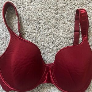 Natori Cranberry red underwire bra 32DD